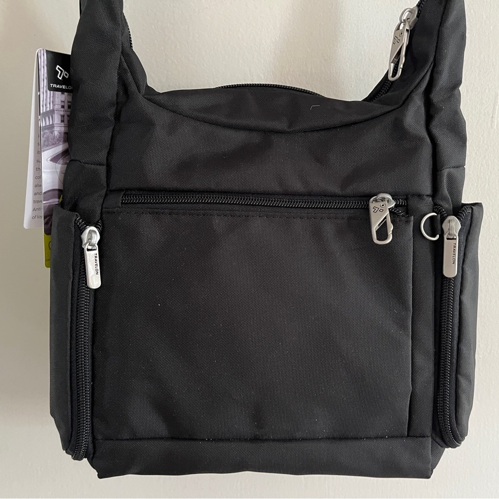 NWT Travelon Black ❌ Anti-Theft RFID Blocking ❌ Crossbody bag purse unisex